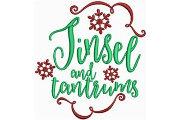 Christmas Decorations - Tinsel and Tantrums