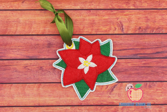 Christmas Poinsettias Ornament